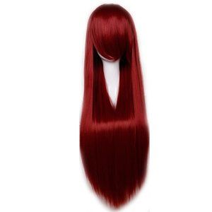 [STRAIGHT] Red Wine Burgundy Cosplay Wig